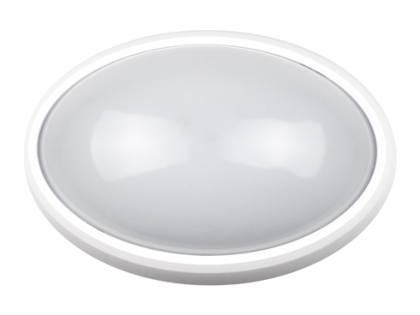 12W LED плафониера, овал, бяло тяло, 4000К, IP54, 1352