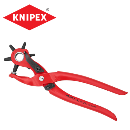 Револверни пробивни клещи 220 мм / KNIPEX 9070220 /