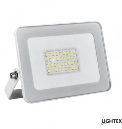 LED прожектор SLIM бял 30W RGB с дистанционно управление IP65