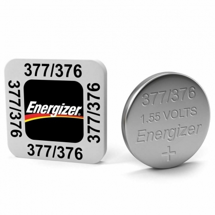 Сребърна батерия Energizer 377 / 376 1бр.  /SR626SW, SR66/     10412