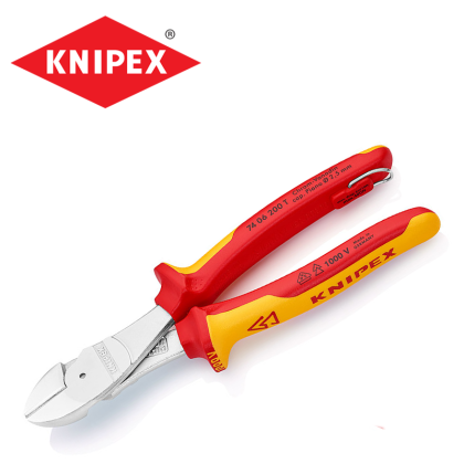 Усилени клещи странични резачки 200 мм    Knipex 7406200 T