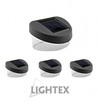 LED соларен аплик  0.14W 6500K IP44 к-кт 4 бр. Lightex     514AL0002108
