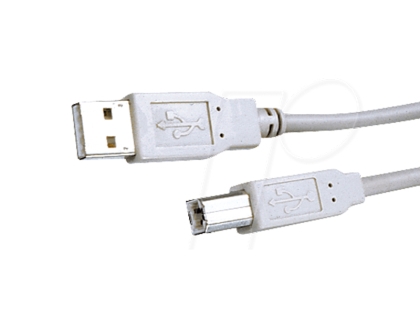 USB кабел A м. / B м. 3 m      AK 672/2-3,0 SC