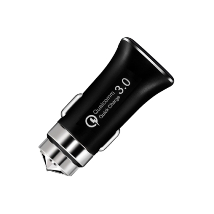 USB зарядно за автомобил 12-24 VDC /  5-9-12 VDC   QC3.0