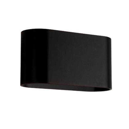 Декоративен овален аплик  G9 , черен