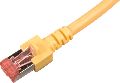 Пач кабел FTP, cat 6, 1m, жълт