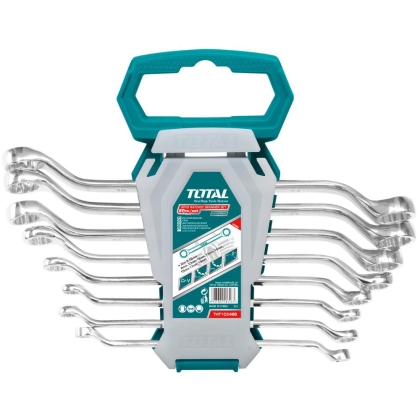 Комплект ключове лула TOTAL Industrial, 6 - 22 мм, 8 части