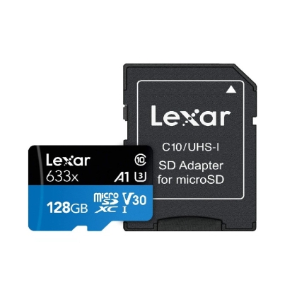 micro SD 128GB + адаптер Class 10, A1, V30