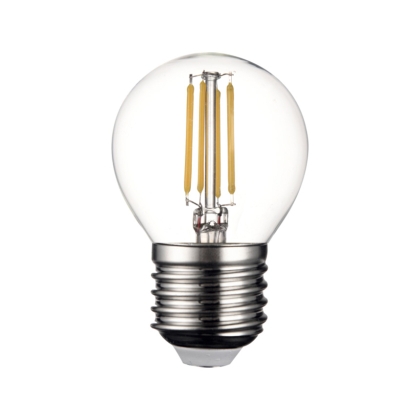 Led лампа FILAMENT димируема 5W 220V E27 P45 CL 2700K 480lm Lightex