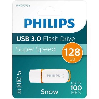 USB 3.0 Flash Drive Philips Snow 128GB  100MB/s