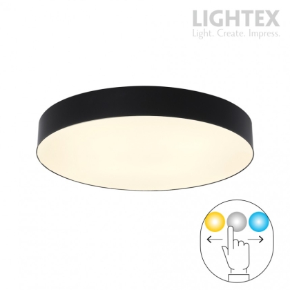 LED плафон OLAF 18W max, 3000K-4000K-6500K 2400lm 220V  черен