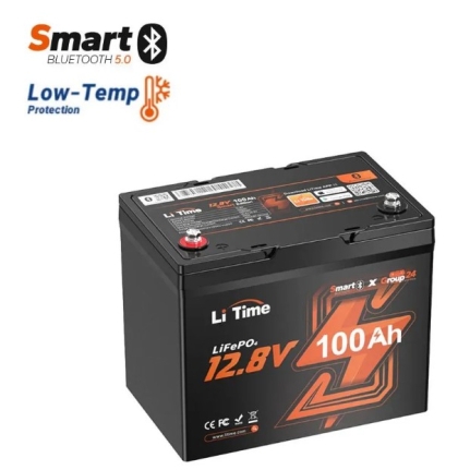 Акумулатор LiFePO4 12 V 100 Ah Group24 Bluetooth