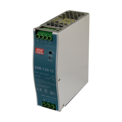 Захранващ блок EDR-120-12 за монтаж на DIN шина 12Vdc/10A