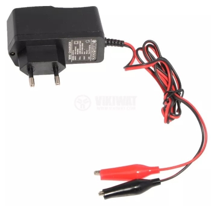 Зарядно 6V / 1А за акумулатор 2,5 - 20Ah