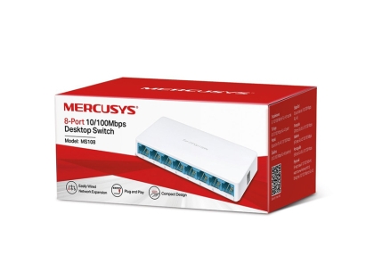 Switch 8  port 1000 Mbps MERCUSYS MS108G