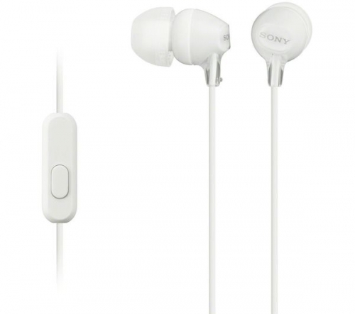 Стерео слушалки SONY с микрофон и силиконова тапа MDR-EX15AP