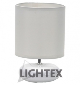 Настолна лампа ZUMBA керамика бяла   704RL0102020