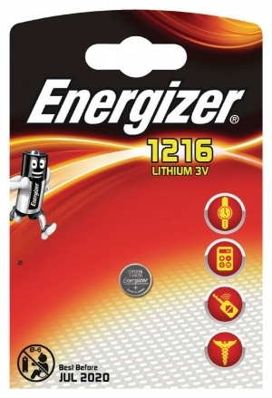 Литиева батерия Energizer Lithium CR1216  3V 1бр.     10133
