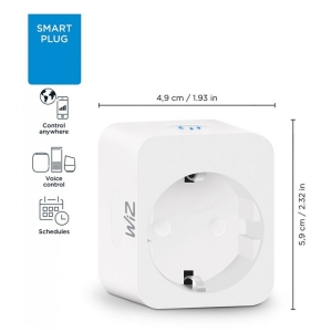 WIZ Wi-Fi SMART контакт шуко 10А max.2300W