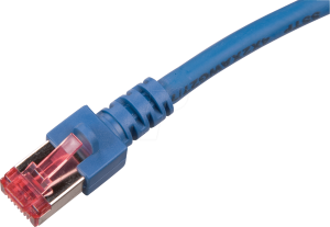 Пач кабел FTP, cat 6, 1m, син