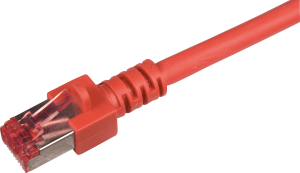 Пач кабел FTP, cat 6, 1m, червен