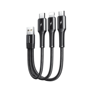 USB кабел 3 в 1, 0.15 m, 3.5A     EDA001989601A