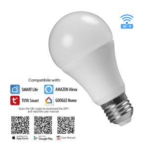 WIFI SMART LED КРУШКА, 8W, E27, RGB+4200K, 270°, 220-240V AC    WFB827MC