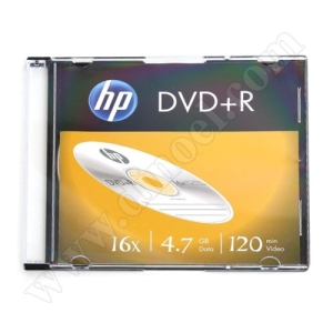 Записваем DVD+R HP 4,7GB 16X в кутийка 5 mm