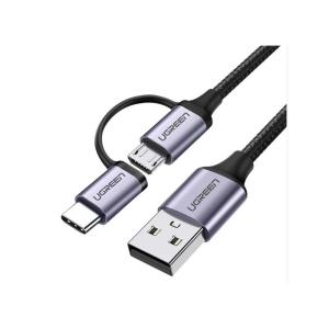 Кабел захранващ USB / Type-C + micro B