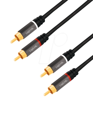 HQ аудио кабел 2 чинча / 2 чинча 1 m    LOGILINKCA1202