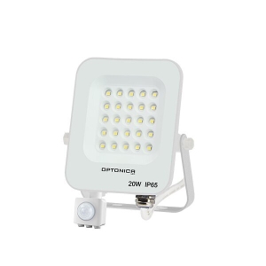 LED прожектор бял 20 W с ПИР 6400К