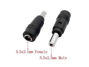 Преход 5.5х2.1 mm ж. / 5.5х2.5 mm м.