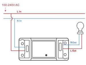 Wi-Fi IP ключ 10А / 2 000 W  Sonoff BASICR4