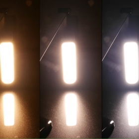7W LED Настолна Лампа 3 в 1 Димируема черна 7040
