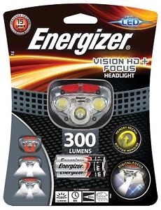 Челник Energizer Vision HD PLUS FOCUS + 3бр. ААА  300lm