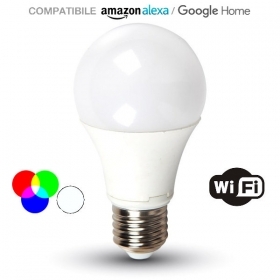 Wi-Fi Smart крушка 9W RGB+студено бяло 6000К 7452