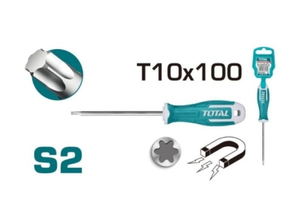 Отвертка T 10 x 100 мм намагнетизирана