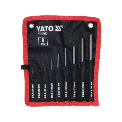 Комплект избивачи със заоблен връх YATO, 9 части