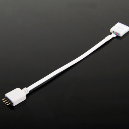 Съединител +  кабел за RGB LED лента 10 mm,16 cm 3502
