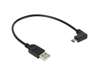Кабел  USB 2.0 А м. / Type-C ъглов     S-PC-1882