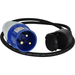 Адаптер контакт с кабел 1м, - 32 А към 16 А    