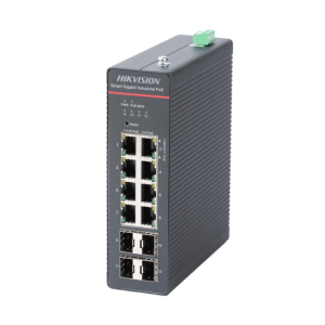 DS-3T1512HP-SI-8P4F/No Power unit 12-портов индустриален PoE мрежов комутатор