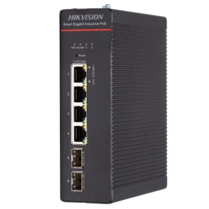 DS-3T1506HP-SI-4P2F/No Power unit 6-портов индустриален PoE мрежов комутатор