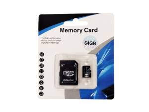 micro SD 64GB + адаптер Class 10