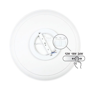 LED Плафон NANCY,230V, 3000K- 4000K -6400K 24W CCT-swich 5319