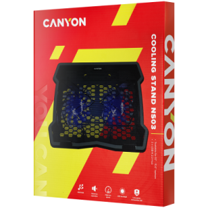 Охлаждаща подложка CANYON NS03 2xUSB, 2xFAN